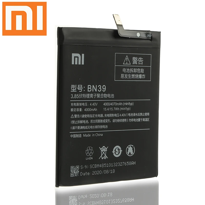 100% Original Xiao mi BN39 battery For Xiaomi Mi Play BN39 High Quality Phone Replacement Batteries 3000mAh +Tools best mobile battery