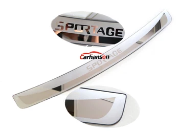 

Auto Accessories For Kia Sportage 2016 2014 Car Sticker Sedan Styling After Guard Rear Bumper Trunk Guard Door Sill Plate