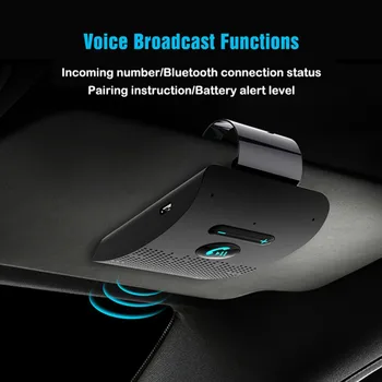 

Handsfree Bluetooth Wireless Car Kit Bluetooth Speaker Phone Parasol Clip Speaker wireless bluetooth handsfree bluetooth player