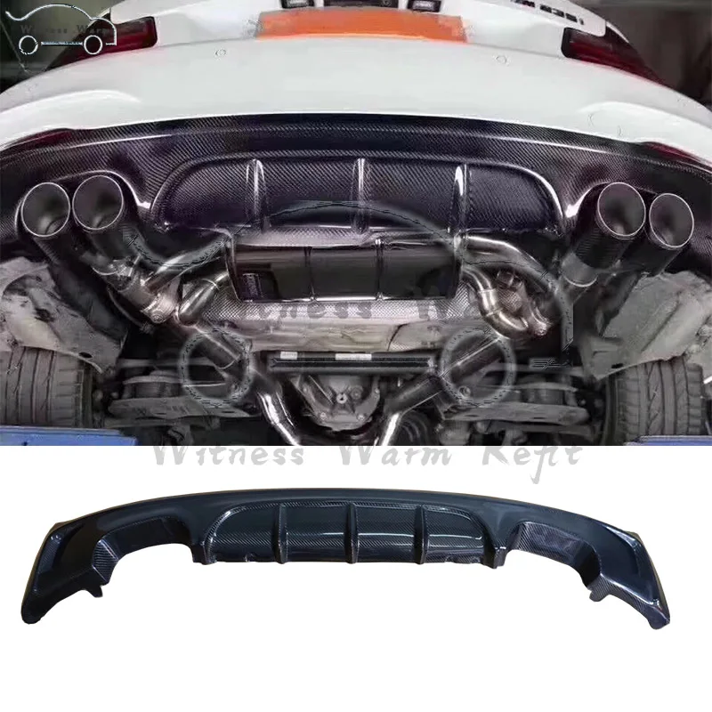 Задний бампер из углеродного волокна выпускной диффузор спойлер для BMW 2 серии M225i