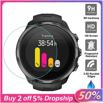 

2020 Hot Sale Smart Accessories 1pc Clear Ultra Film Tempered Glass Screen Protector For Suunto 9 Smart Watch Dropshipping