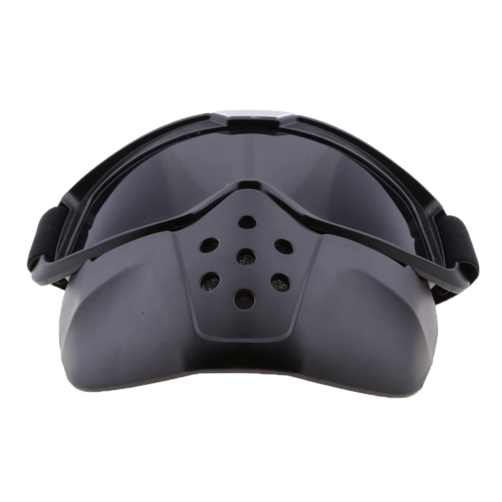 

Cycle Helmet Goggles With Removable Mask Mountain Bike Mask Smoke