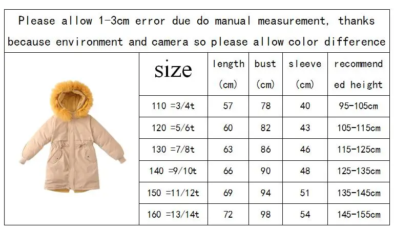 Детские зимние пуховики для девочек; Новинка года; длинное пальто с меховым капюшоном; детская одежда для девочек; теплая хлопковая парка; подростковая одежда
