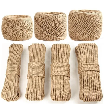 

10m DIY Cat Scratcher Rope Twisted Replacement Tree Scratching Climbing Frame Binding Rope String Hemp Wrapping Cords Thread