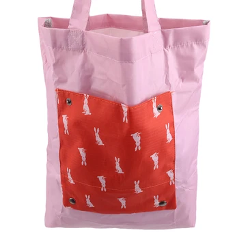 

Cartoon Travel Storage Bag Ladies Large-Capacity Foldable Handbag Environmental Shoulder Shopping Bag