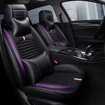 

Full Coverage Eco-leather auto seats covers PU Leather Car Seat Covers for seat leon 1 2 3 5f mk1 mk2 mk3 toledo 2