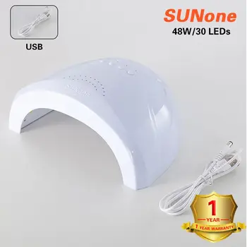 

RainSolid LED UV Lamp Upgrade SUNone 48W Lamp for Nails Dryer 30pcs Leds Drying Gels Polish with Infrared Sensor Nail Art Tools