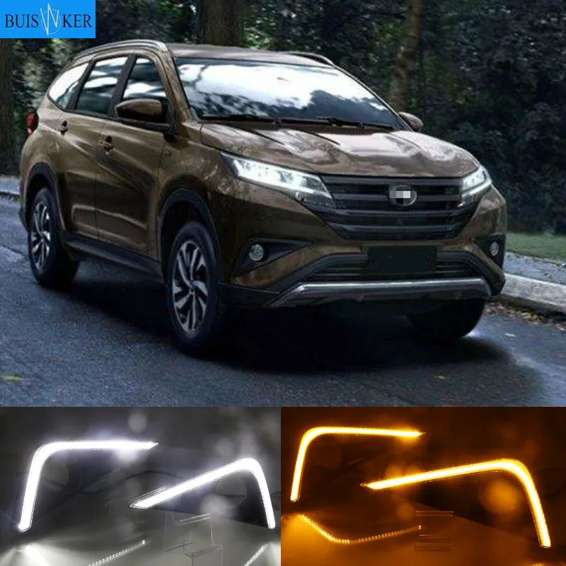 

Для Toyota Rush 2019 2020, светодиодсветодиодный дневные ходовые огни, противотуманные фары DRL