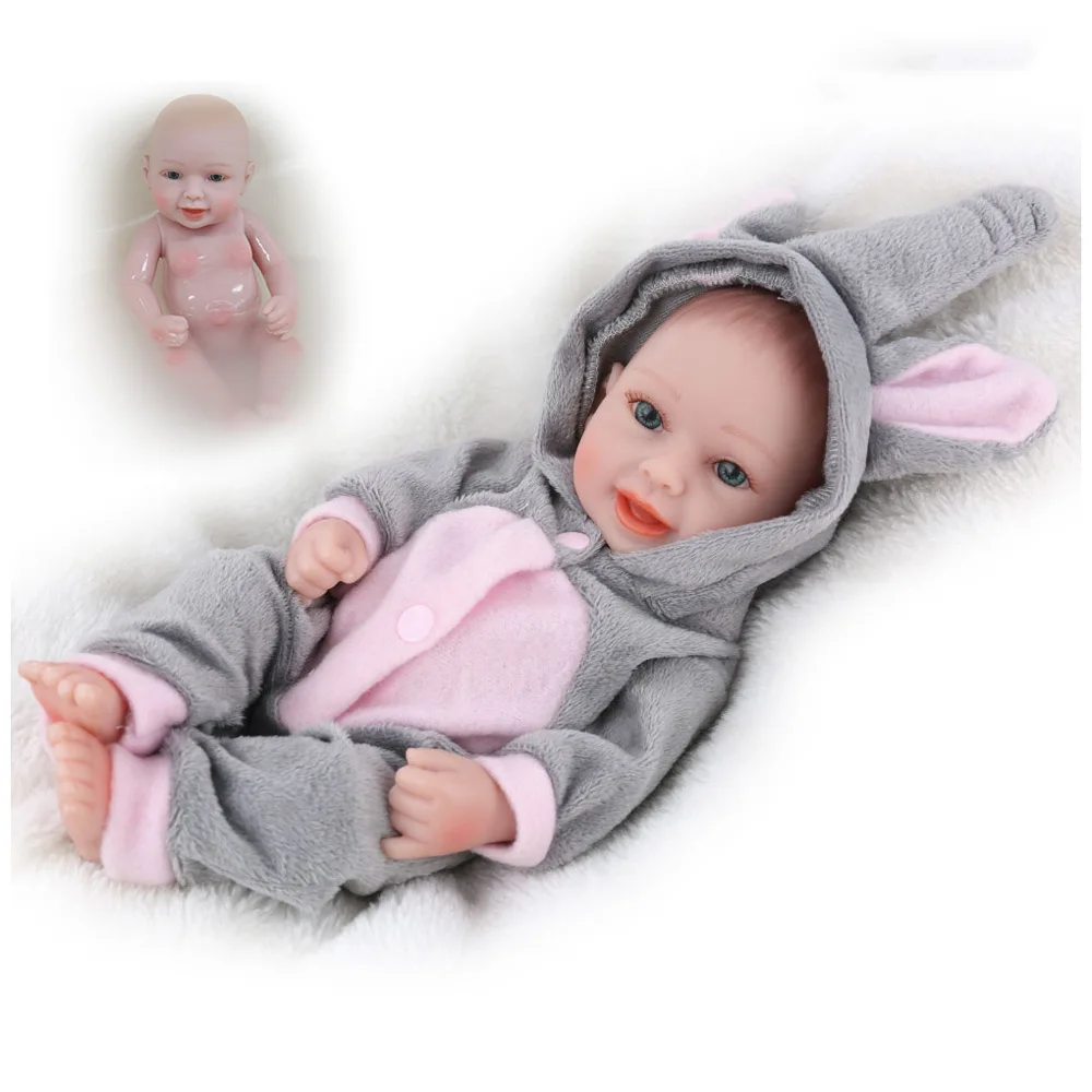 Реалистичные миниатюрные мягкие виниловые куклы KAYDORA 25 см 10 дюймов кукла