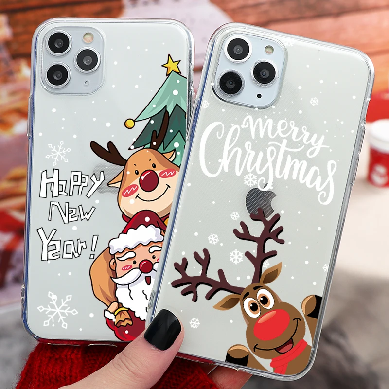 Рождественский чехол для Huawei P50 P30 P20 Pro P40 Honor 10i 20 9X 8X 8A 10 Mate Lite E Y6 Y7 Y9 Prime P Smart 2019 2021 Nova
