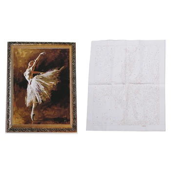 

2x DIY Oil Painting Paint By Number Kit Ie Drawing on Canvas By Hand Coloring Arts Crafts