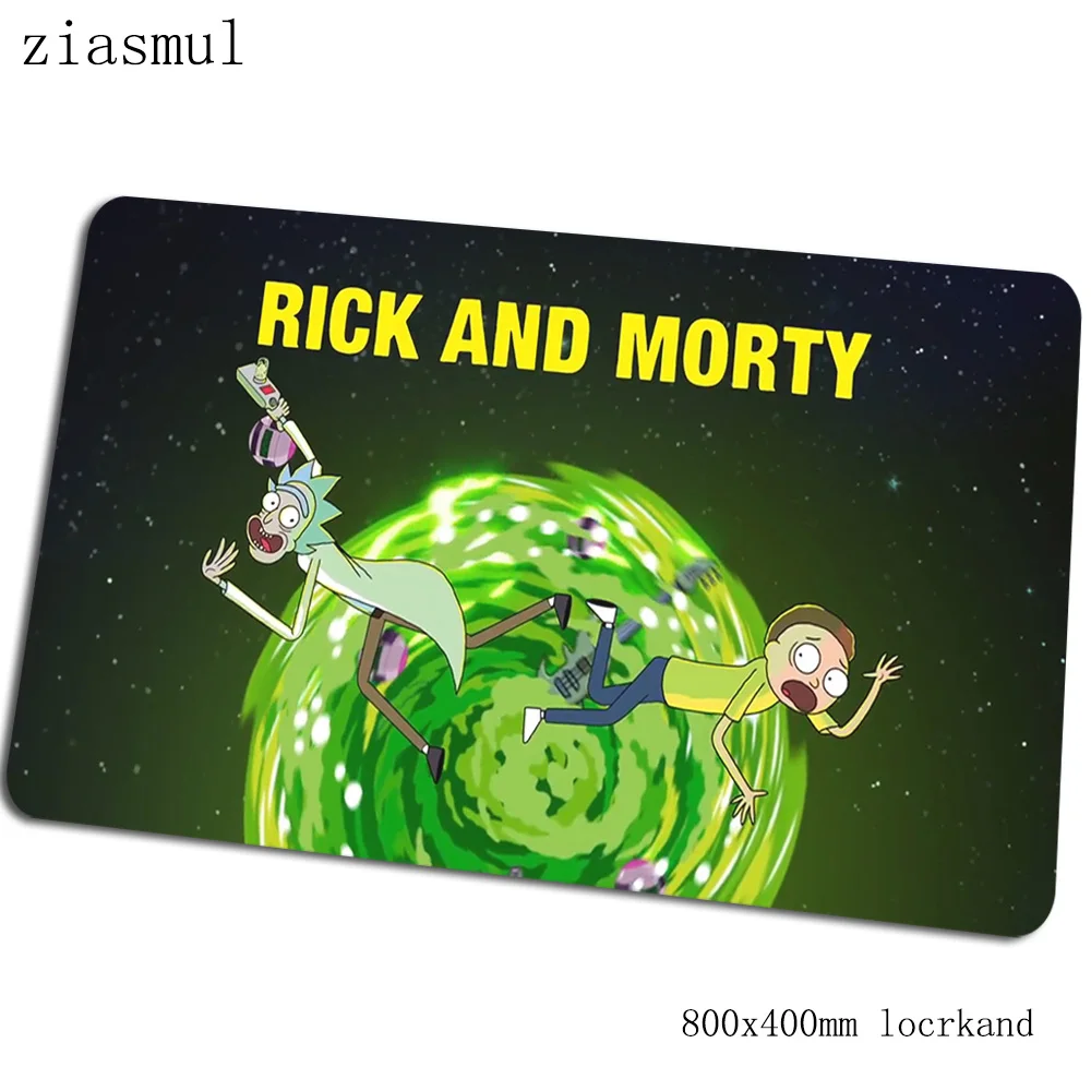 Rick and morty коврик для мыши 80x40 см подставка для запястья компьютерная мышь игровой мат геймпад пк аниме игровой коврик для мыши офисный коврик для мыши - Цвет: Size 800x400x2mm