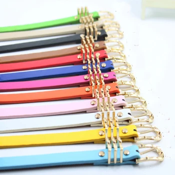 

Adjustable Faux Leather Belts Fashion Candy Color Thin Skinny Waistband Belt Women Apparel Accessories Dress Strap Mujer