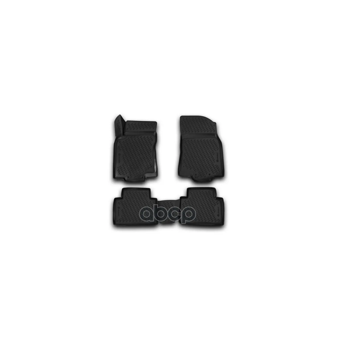 Коврики 3d В Салон Nissan X-Trail, 03/-, 4 Шт.(Полиуретан) ELEMENT арт. CARNIS00059