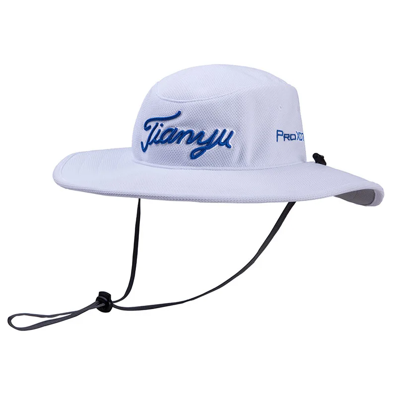 Golf Ball Cap Men'S and Women`S Round Top Sun Hat Big Brim Fisherman'S Cap Sports Casual sports sun hats,golf caps