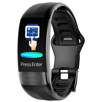

P11 ECG+PPG Smart Band Blood Pressure HR Monitor Smartband Fitness Tracker Watch Pedometer Smart Bracelet For IOS Android Phone