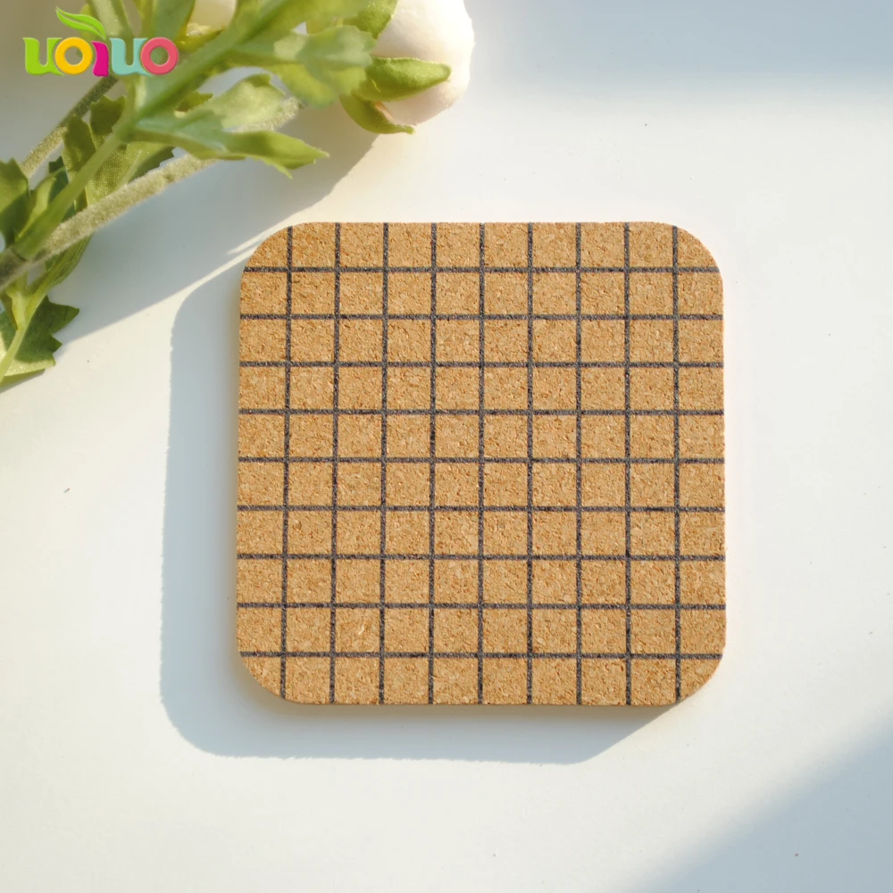 18 Cork Coasters Bulk 4 Inch Round Lip Cup Holder Leak Proof Cork Coasters  For Drinks Reusable Absorbent Cup Coaster - AliExpress