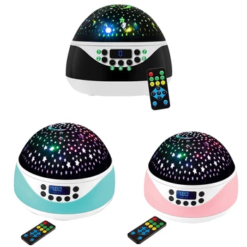 

Remote Night Light with Timer Music, Starry Sky Projector for Gifts