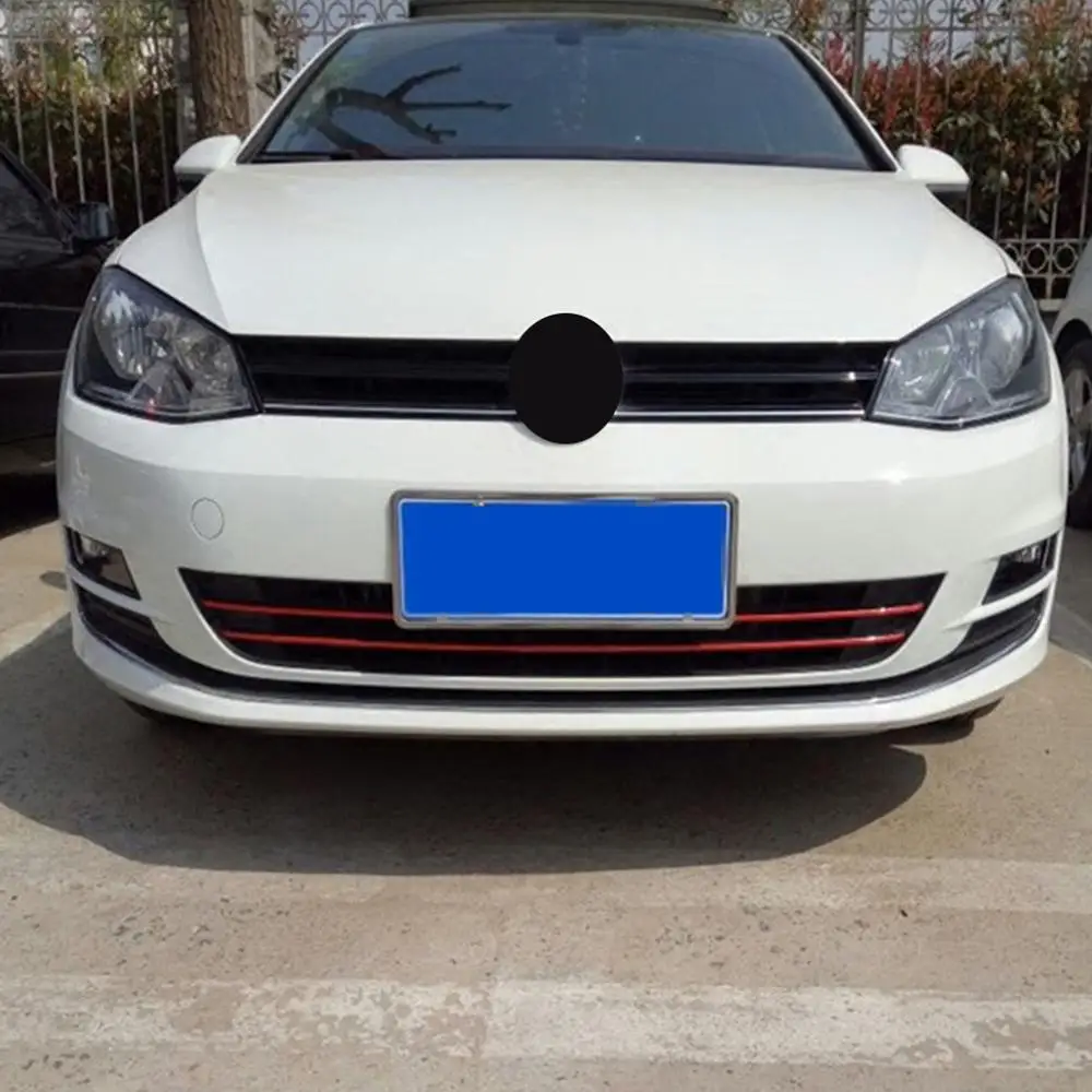 Car Sticker Strip Reflective Stickers Front Hood Grille Decals Auto Decoration Car Styling For Fit for V W Golf 6 7 Tiguan,carbon fiber car stickers,car reflective stickers,car door stickers,car stickers