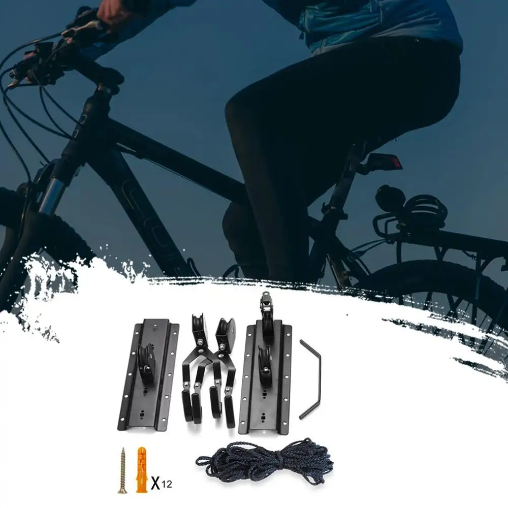 Прочный и прочный велосипедный потолочная подвеска горная стойка для велосипедов крючок стойка для парковки подвеска велосипеда Вешалка