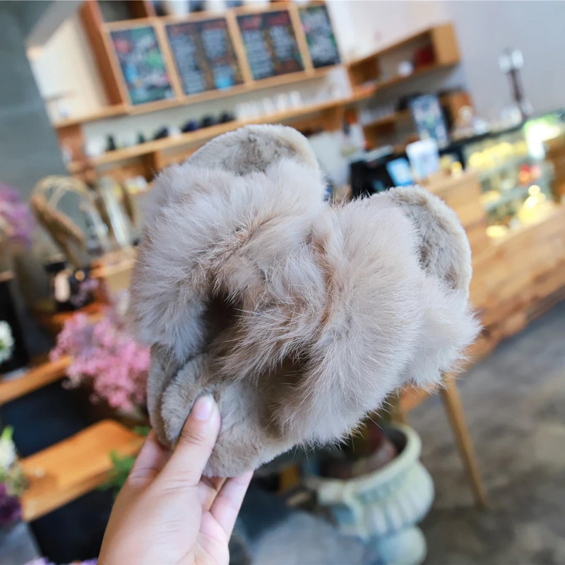 Тапочки для девочек Новинка 2019 года сезон осень зима Детские теплые домашние