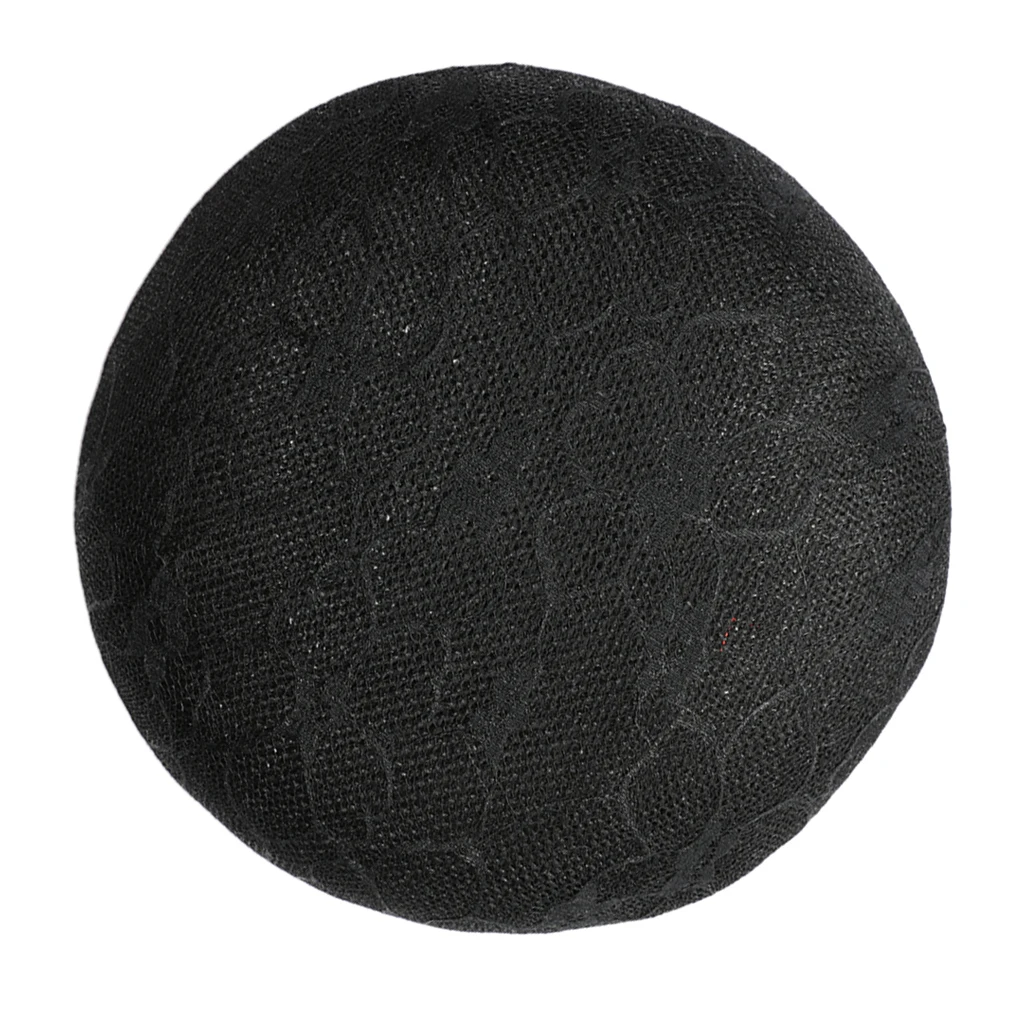 Vintage Woman Ladies Lace Millinery Hats Fascinator Base Hair Hat Accessory Black