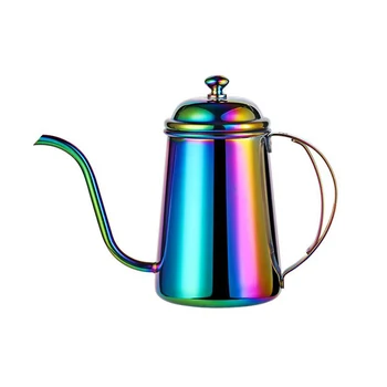 

650ML Stainless Steel Coffee Drip Kettle Frothing Jug Coffee Pot Gooseneck Spout Kettle High Quantity Coffee Tea Tools