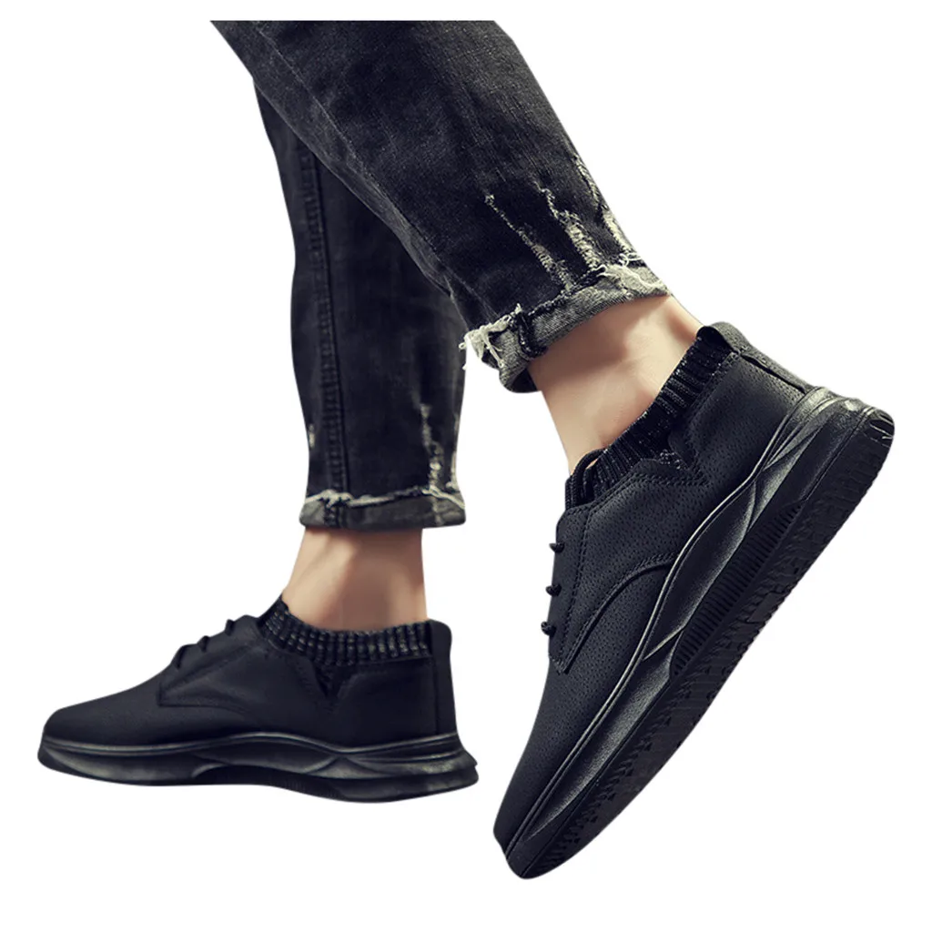 

Platform shoes men 2019 Retro Fashion Streetwear Casual platform sneakers shose men Lace Up Shoes Mens zapatillas hombre