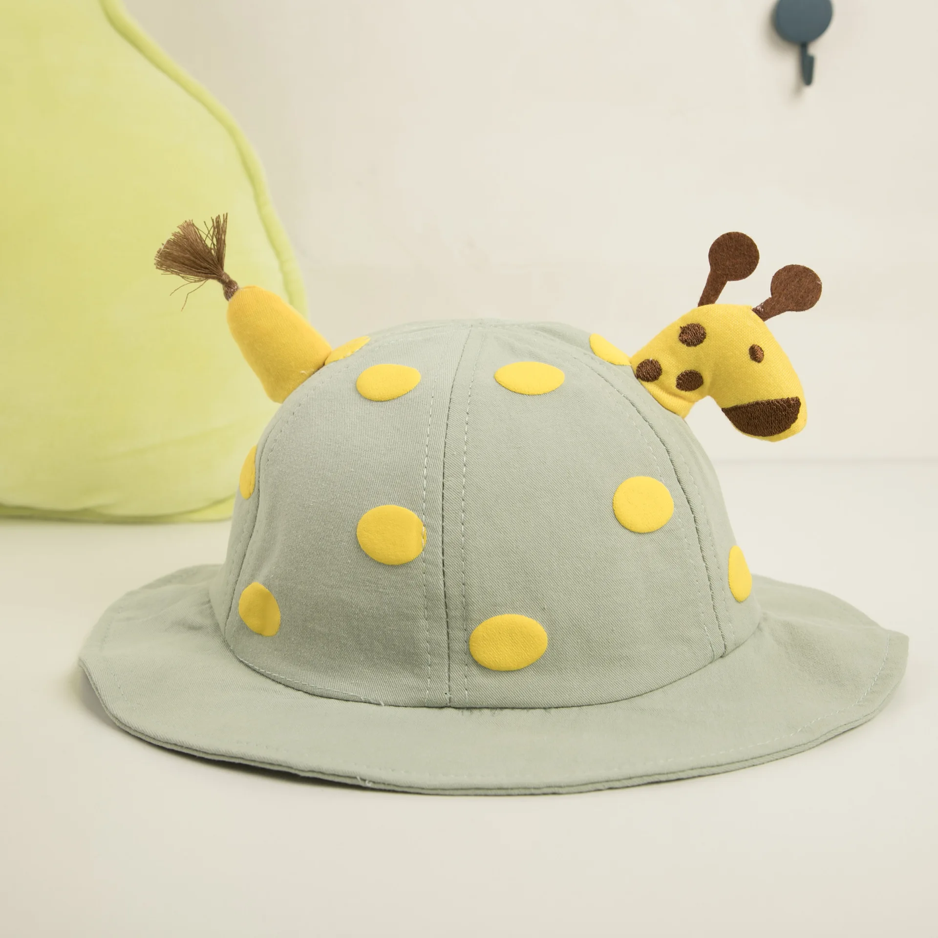 

ZWY932 Fashion Casual Children's Bucket Hats Letter Cotton Cap Girls Boys Outdoor Beach Sun Hat Camping Fishing Cap