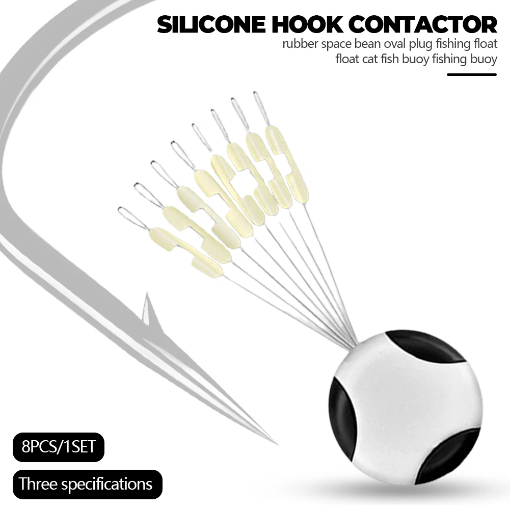 Fishing Tools Double Hooks Contactor 8Pcs