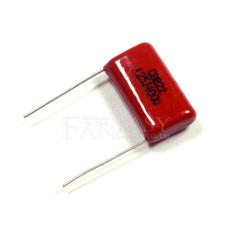 10 шт. 400V125 1 мкФ шаг 20 мм 400 в 125 CBB 125J400V полипропиленовый пленочный конденсатор|film