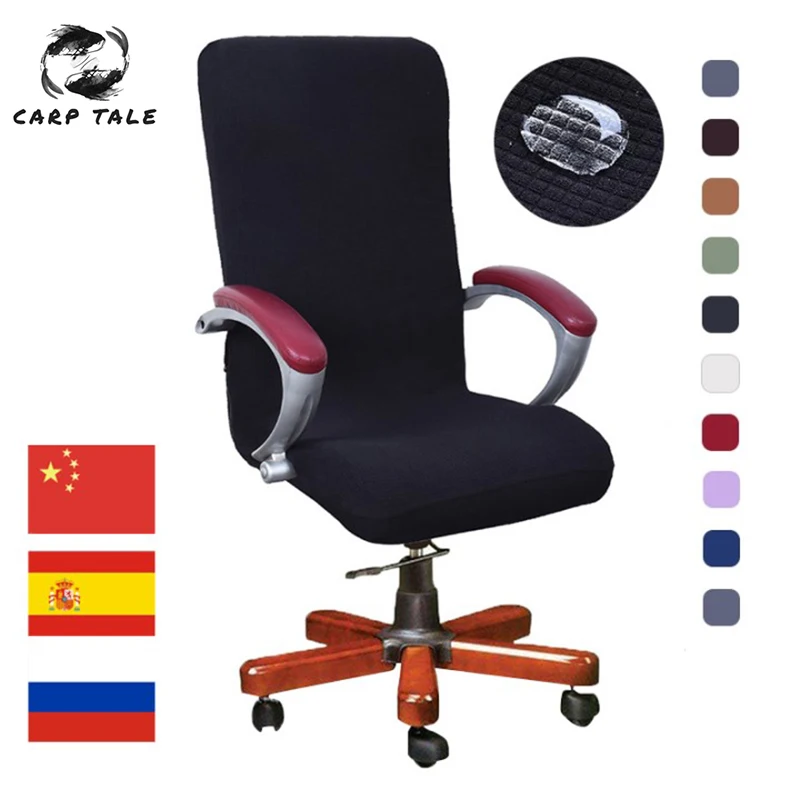 Chair-Cover Computer Elastic-Fabric Spandex Washable Office New Removeable Easy Modern
