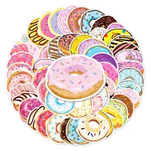 

10/30/50/PCS Donuts Cartoon Doodle Stickers Luggage Mobile Phone Kids Toy Laptop Diy Scrapbook Art Sticker Wholesale