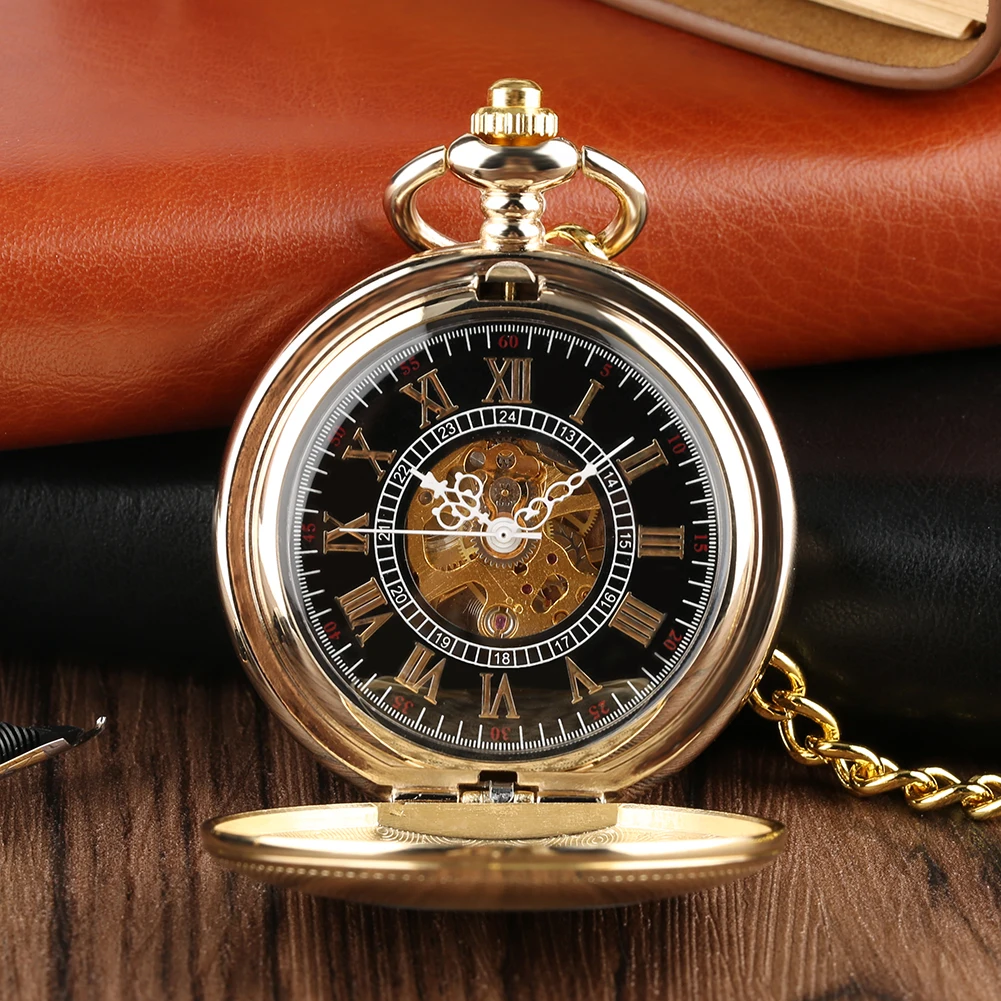 requintado capa padrão preto numerais mecânicos dial