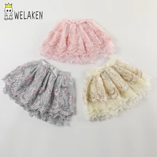 Welaken/летние юбки-пачки с блестками и звездами для девочек; детская одежда; детская танцевальная фатиновая юбка-американка принцессы; одежда для маленьких девочек