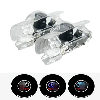 

The car welcome light is suitable for Toyota. Suitable for Crown Camry modified LED door light car laser projection lamp