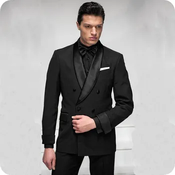

White Man Suits for Wedding Best Man Outfits Groom Tuxedo Man Blazer Costume Homme Peak Lapel 2Piece(Coat+Pants)Terno Masculino