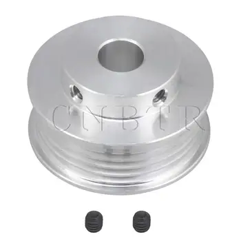 

CNBTR 10mm Inner Hole Dia 41mm Dia V-Type Belt Pulley with Two M5 Screw