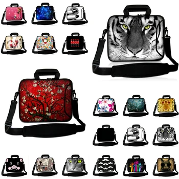 

Capa Para Notebook 14 inch Neoprene Messenger Handle Bag Hot Women Mens 10 12 13.3 15 15.4 15.6 17inch PC Cover Carry Case Pouch