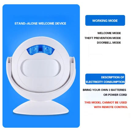 In Five Llanguages Welcome To Sensor Entrance Shop Ding Dong Listing Commercial Infrared Greeter