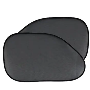 

1 pair Rear window gauze oblique block pair installed car universal shading sunshade oblique block