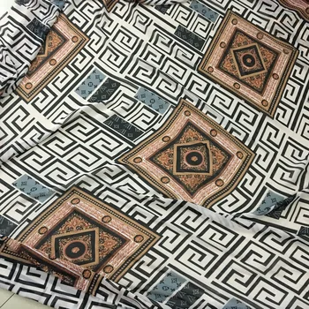 

Letter C print 4 colors chiffon thin fabric clothing tissus DIY patchwork Sewing Fabric DIY Handmade Material Hometextile