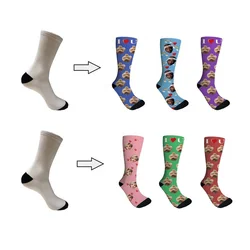 New Design Colorful Socks Custom Men Women Printed Tube Face Tube Sports Socks