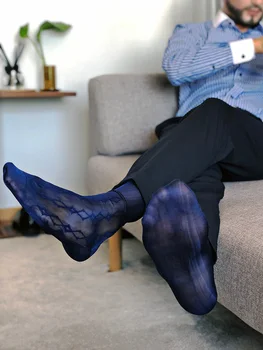 

Tube Socks Men's Stocking Business Dress Stocks Sheer Socks Exotic Formal Wear Sheer Sock Sexy Male Socks Transparent TNT Socks