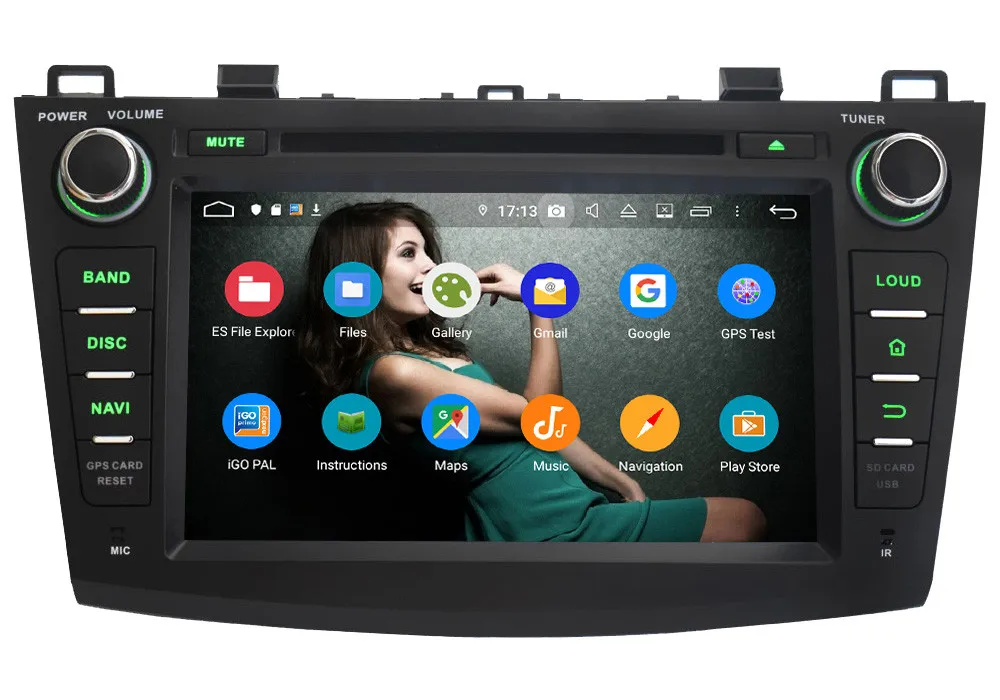 Klyde ips 4G wifi Android 9,0 Восьмиядерный 4 Гб ОЗУ 64 Гб ПЗУ DSP BT автомобильный DVD мультимедийный плеер радио gps для Mazda 3 Axela 2010-2013