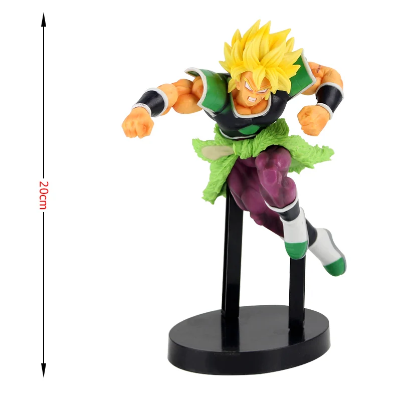 Dragon Ball Z Super Senshi Broly Super Saiyan ПВХ Коллекционная Фигурка фигурки героев «Жемчуг дракона Z» модель игрушки - Цвет: H opp bag