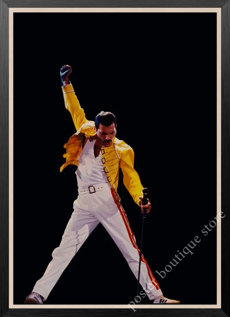 Queen Band музыкальный плакат на крафт-бумаге Фредди Меркьюри Винтаж высокого качества Рисунок ядро декоративная роспись стены стикер - Цвет: 2