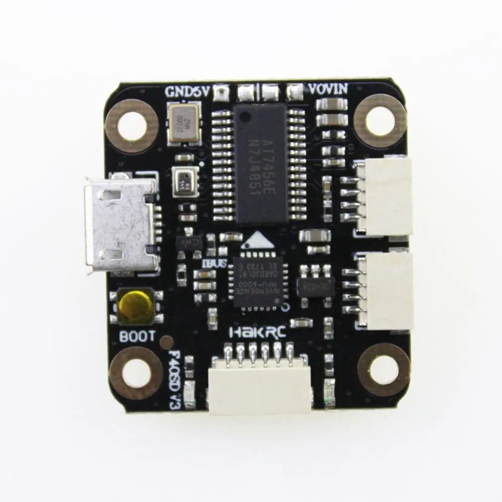 HAKRC мини F4 Контроллер полета 2-4S интегрированный Betaflight OSD для радиоуправляемого дрона FPV гоночные запчасти аксессуар
