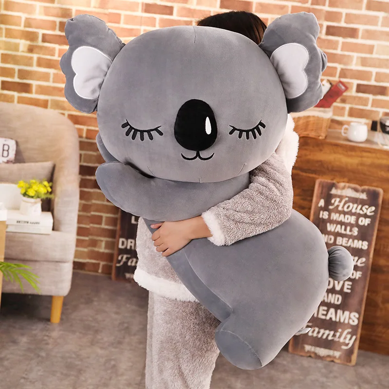 

New Simulation Koala Plush Toy Soft Cartoon Animal Koala Kawaii Stuffed Doll Bed Sofa Pillow Nap Pillow Friends Christmas Gift