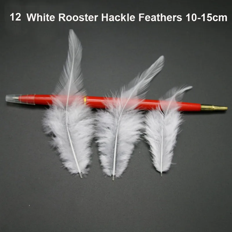 50Pcs/Lot! White Ostrich Goose Pheasant Feathers for Crafts Chicken Turkey Feather Wedding Party Accessories Decoration Plumes